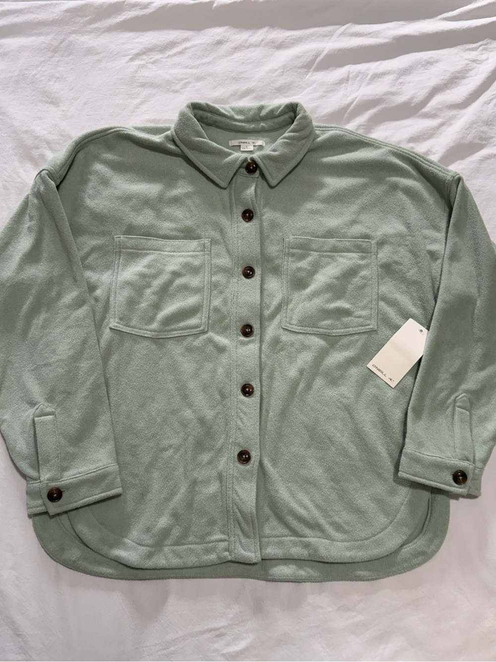 NWT O’Neill Wavelength Fleece Women's Shacket Jacket - Size Large - Picture 4 of 7
